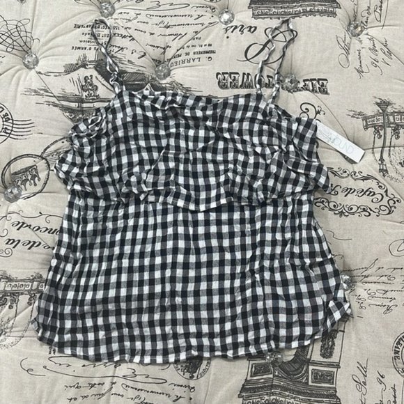 Abound Tiered Spaghetti Strap Tank Top - Picture 3 of 6